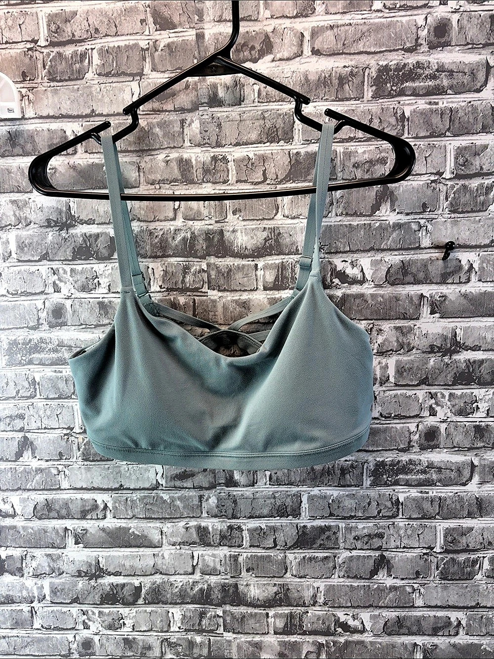Athleta Elation Bra A-C Green Tank Top Size Large
